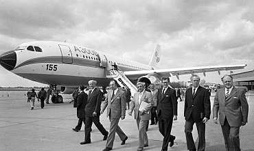 Vorstellung des Airbus A 300, 1973, Foto: Hellmuth Paul