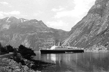 TS Bremen in Norwegen, aus: Sammlung Norddeutscher Lloyd