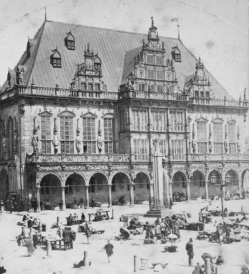 Altes Rathaus, um 1865