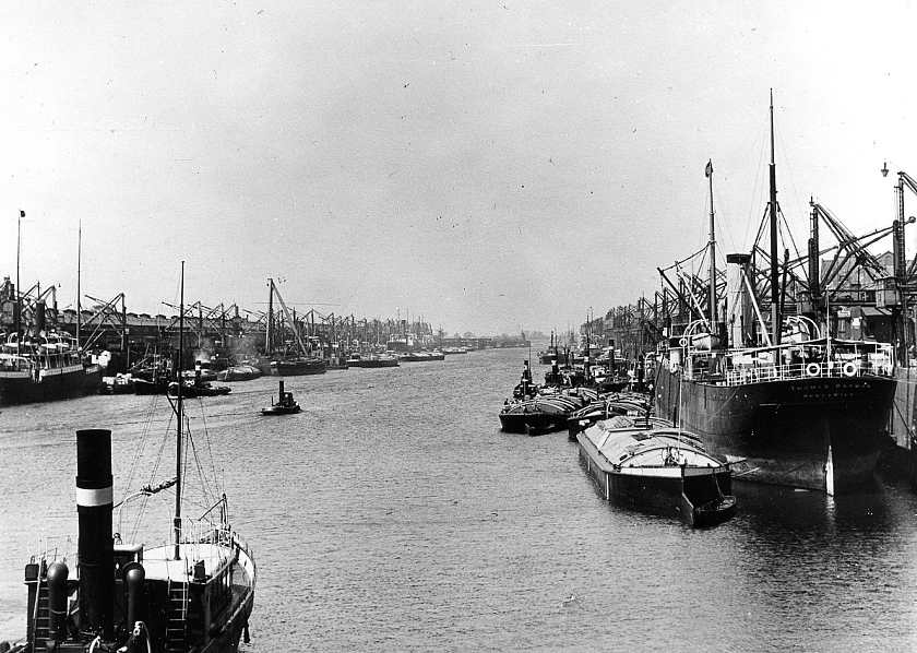 Hafen I, Freihafen, um 1900/1905, Foto von Hermann Kippenberg