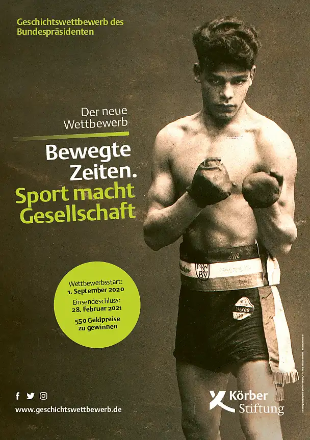 Geschichtswettbewerb des Bundespräsidenten 2020, Plakat