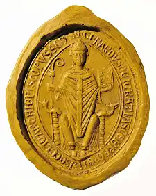 Thronsiegel von Erzbischof Gerhard II