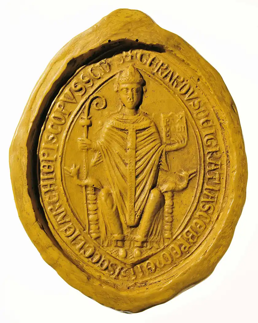Thronsiegel von Erzbischof Gerhard II