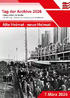 Poster zum Tag der Archive im Staatsarchiv Bremen am 7. März 2026.