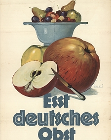 Plakat: Esst deutsches Obst