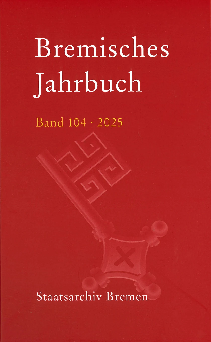 Die Abbildung zeigt das Cover des Bremischen Jahrbuchs, Ausgabe 2025.