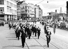 Maidemonstration, 1962, Foto: Karl-Edmund Schmidt
