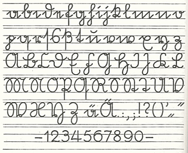 Deutsche Schrift (Sütterlin ca. 1917-1941)