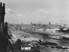 Blick von der Wasserkunst auf die Bremer Alstadt, um 1925, Foto: Stickelmann