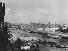 Blick von der Wasserkunst auf die Bremer Alstadt, um 1925, Foto: Stickelmann