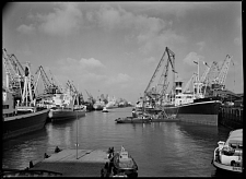 Überseehafen, um 1935, Foto: Stickelmann