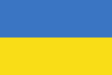 Flagge der Ukraine.