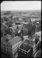 Blick vom Turm des St.-Petri-Doms Richtung Schnoor und Stadtwerder, Wasserkunst/Wasserwerk