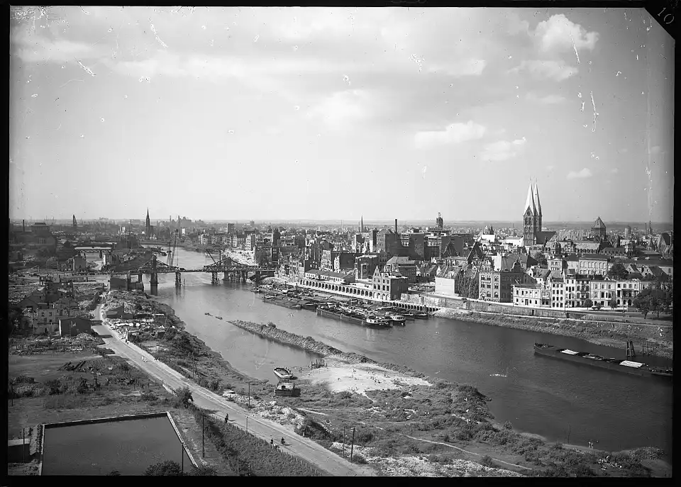 Blick von Wasserkunst auf Altstadt