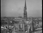 Stephaniviertel, St.-Stephani-Kirche, Blick von Bamberger-Hochhaus, Juli/August 1947