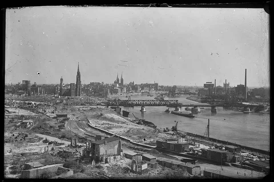 Blick von Bunker Muggenburg Richtung Stephaniviertel