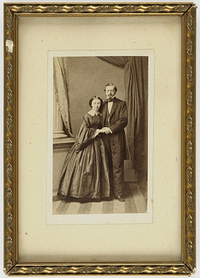 H. A. Gevekoht und Ehefrau Charlotte geb. Focke, 1861