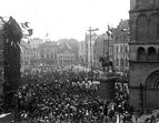 Bismarck-Denkmal, Einweihung 1910, Foto: Hermann Kippenberg